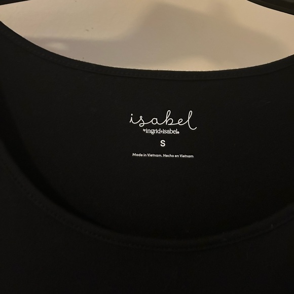 Isabel Maternity Long Maxi Dress S Black Jersey Knit Sleeveless Scrunch Stretch - Picture 2 of 5